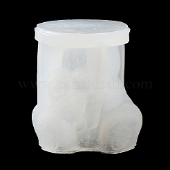 3D Bear Figurine DIY Candle Silicone Molds&nbsp;DIY-A047-02