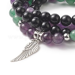 Alloy Wing Pendant Necklace&nbsp;NJEW-JN04256