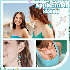 Natural Freshwater Pearl Keshi Pearl Pendants&nbsp;PEAR-WH0001-06A