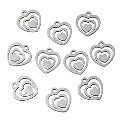 Non-Tarnish 304 Stainless Steel Charms&nbsp;STAS-Q201-T174