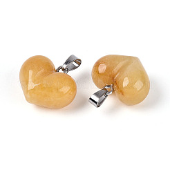 Natural Topaz Jade Chunky Pendants&nbsp;G-T143-19E