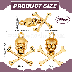 100pcs Tibetan Style Alloy Pendants&nbsp;FIND-PH0023-02AG