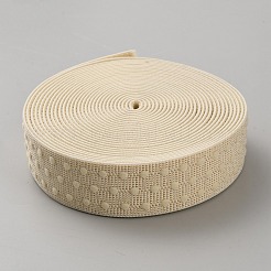5 Yards Embroidery Flat Polyester Elastic Cord/Band&nbsp;OCOR-WH0016-10B