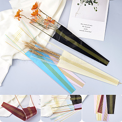 120Pcs 6 Colors OPP Plastic Flower Bouquet Bags&nbsp;ABAG-MB0001-02