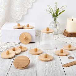 Round Bamboo Cup Lids&nbsp;AJEW-WH0886-91