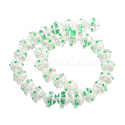 Glass with Enamel Beads Strands&nbsp;GLAA-M047-01H