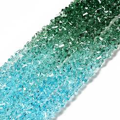 Transparent Glass Bead Strands&nbsp;GLAA-H023-02C
