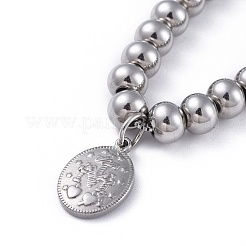 Tarnish Resistant Adjustable 304 Stainless Steel Slider Bracelets&nbsp;BJEW-JB04545-02