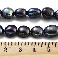 Dyed Natural Cultured Freshwater Pearl Beads Strands&nbsp;PEAR-P062-30D