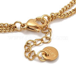 304 Stainless Steel Bracelets  for Women&nbsp;BJEW-A023-06G-02