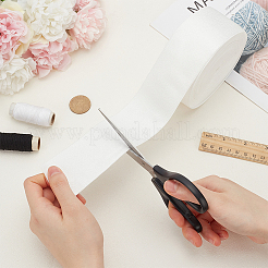 10 Yards Nylon with Spandex Ultra Wide Thick Flat Elastic Band&nbsp;OCOR-WH0089-26B