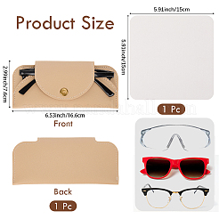 1Pc Rectangle PU Leather Eyeglass Cases&nbsp;AJEW-CN0005-53E