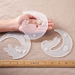 Moon Pendant Silicone Molds&nbsp;DIY-TA0003-26