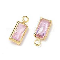 Brass with Cubic Zirconia Pendants&nbsp;KK-Z136-12G-02