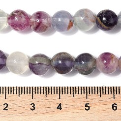 Natural Purple Fluorite Beads Strands&nbsp;X-G-G184-A01-01