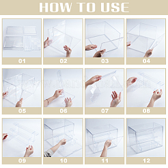 4-Tier Acrylic Display Boxes&nbsp;ODIS-WH0086-210