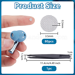 80Pcs Nylon Dustproof Net&nbsp;AJEW-OC0014-86