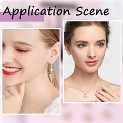 60Pcs Moon & Star Alloy with Rhinestone Small Handmade Pendant Charms&nbsp;FIND-SC0006-79