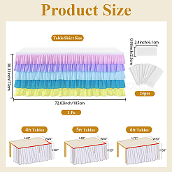 Cloth Table Skirt&nbsp;AJEW-WH20070-168B