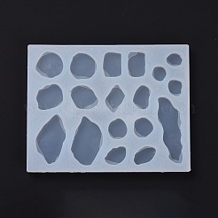 DIY Gemstone Nugget Shape Silicone Molds&nbsp;X-DIY-C048-01
