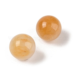 Natural Topaz Jade No Hole Sphere Beads&nbsp;G-K353-04A-17