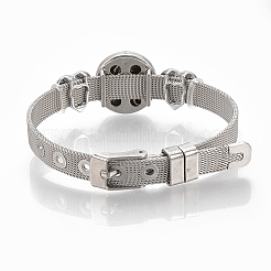 Alloy Rhinestone Snap Cord Bracelet Making&nbsp;BJEW-S136-01
