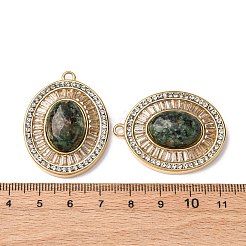 Natural African Turquoise(Jasper) Oval Pendants&nbsp;STAS-L080-010G-04