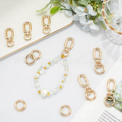 8Pcs Alloy Spring Gate Rings&nbsp;FIND-BBC0004-68