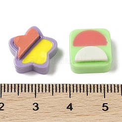 Opaque Resin Decoden Cabochons&nbsp;RESI-H161-03