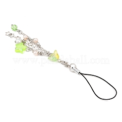 Glass & Acrylic Mobile Straps&nbsp;HJEW-SW00079-11