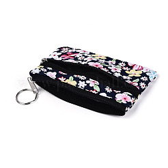 Flower Pattern Cotton Cloth Wallets&nbsp;AJEW-N003-05