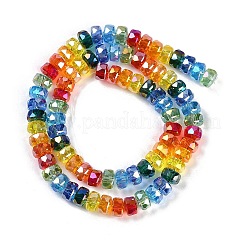 Electroplate Glass Beads Strands&nbsp;EGLA-B009-04
