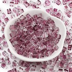 Spray Painted Glass Seed Beads&nbsp;SEED-A034-01H