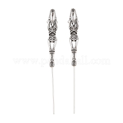 Halloween 316 Stainless Steel Ear Wrap Crawler Hook Earrings&nbsp;AJEW-C044-17A-AS