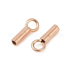 925 Sterling Silver Cord Ends&nbsp;STER-F036-21RG-1mm