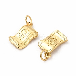Rack Plating Eco-Friendly Brass Pendants&nbsp;KK-K165-16