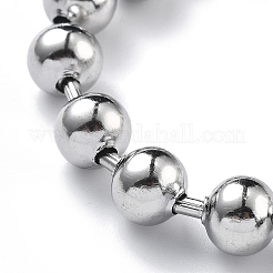 304 Stainless Steel Ball Chain Necklaces&nbsp;CHS-F009-01H-45cm-P-02