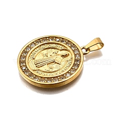 304 Stainless Steel Pendants&nbsp;STAS-B086-09B-G