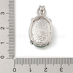 Dyed Natural Green Chalcedony Pendants&nbsp;G-S001-04P