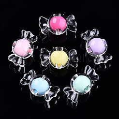 Transparent Acrylic Beads&nbsp;X-TACR-N011-002A-01