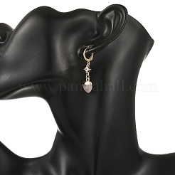 Natural Gemstone Leverback Dangle Earrings&nbsp;EJEW-JE07371
