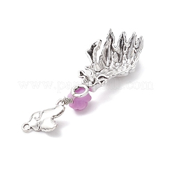 5Pcs Tibetan Style Alloy Big Pendants&nbsp;PALLOY-JF04634