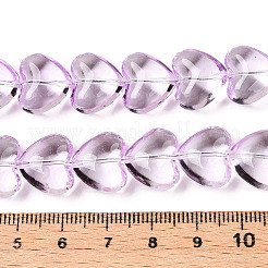 Transparency Glass Beads Strands&nbsp;X1-GLAA-T023-13G