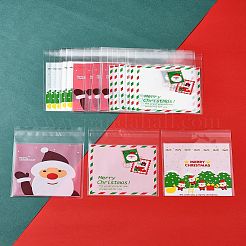 3 Bags 3 Styles Rectangle OPP Cellophane Bags for Christmas&nbsp;OPC-FS0001-01A