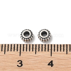 925 Sterling Silver Corrugated Beads&nbsp;STER-P053-09B-AS