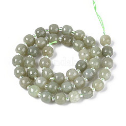 Natural Hetian Jade Beads Strands&nbsp;G-N353-08A-01