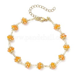 Glass Seed Beaded Bracelets for Women&nbsp;BJEW-MZ00216-01