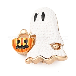 Halloween Ghost Shape Enamel Pins&nbsp;JEWB-B027-01