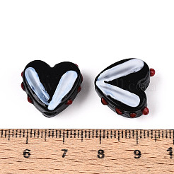 Opaque Handmade Bumpy Lampwork Beads Strands&nbsp;LAMP-T017-20-B07