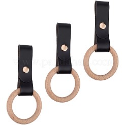 3Pcs PU Leather Towel Holder&nbsp;HJEW-CN0001-37